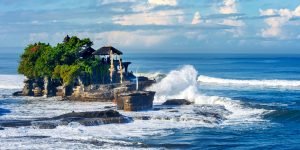 Tanah Lot Temple in Bali Island Indonesia.